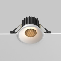 Встраиваемый точечный светильник Maytoni Technical ROUND DL058-12W3K-W