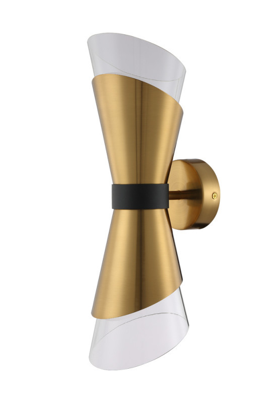Бра Crystal Lux GRIS GRIS AP2 BRASS