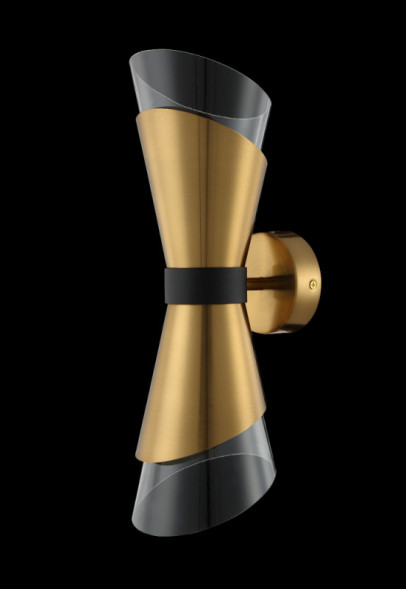 Бра Crystal Lux GRIS GRIS AP2 BRASS