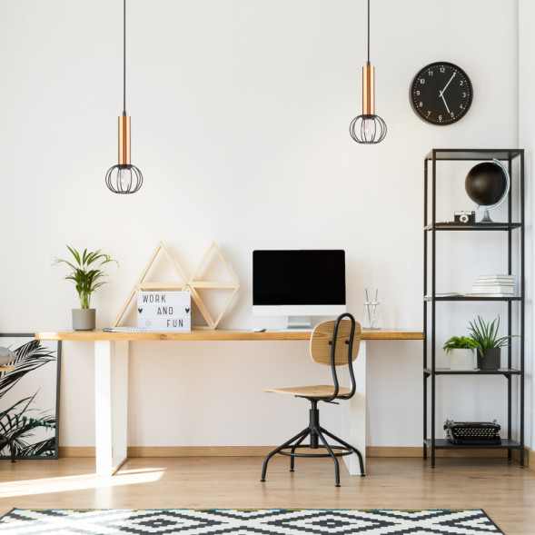 Подвесной светильник Eurosvet PARKER 50178/1 черный/бронза