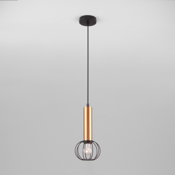 Подвесной светильник Eurosvet PARKER 50178/1 черный/бронза