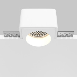Точечный встраиваемый светильник Maytoni Technical DL123-GU10-01-W Gyps Modern