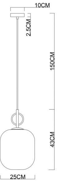 Подвесной светильник Divinare BOTEIN 5014/18 SP-1