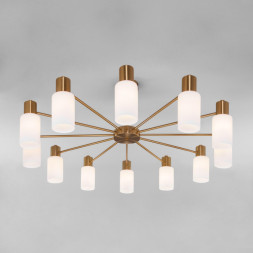 Люстра на штанге Eurosvet Vegga 70160/12 латунь