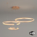 Подвесная люстра Eurosvet Smart Gap 90280/3 золото Smart