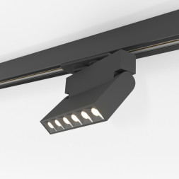 Трековый светильник Elektrostandard Garda Черный 10W 4200K (85017/01) однофазный