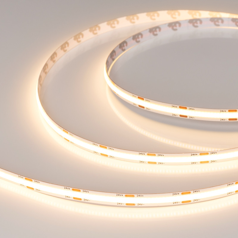 Лента Arlight COB-X544-8mm 031899(3) 57.5W 24V белый (теплый) IP20