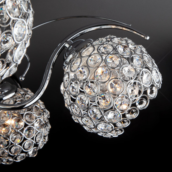 Люстра на штанге Eurosvet Mirage 7777/5 хром