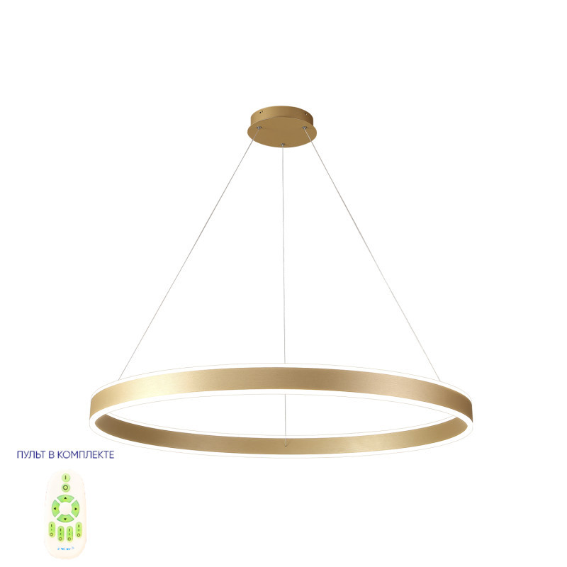 Подвесной светильник Crystal Lux MUCHOS SP88W LED GOLD MUCHOS