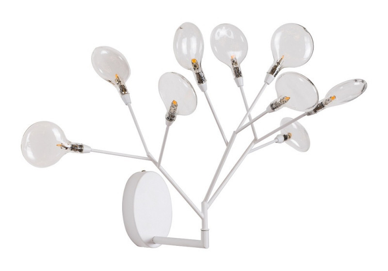 Бра Crystal Lux Evita EVITA AP9 WHITE/TRANSPARENT