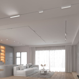 Магнитный трековый светильник Elektrostandard Slim Magnetic 18W4200K Alter б