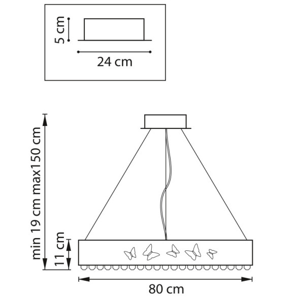 Подвесная люстра Lightstar FARAONE 701181