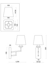 Бра Freya FR5266WL-01CH VIVA