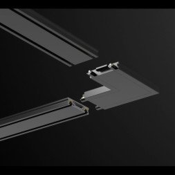 Коннектор для шинопровода Novotech SMAL Track Black 135205