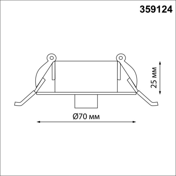 База встраиваемая Novotech Ramo 359124