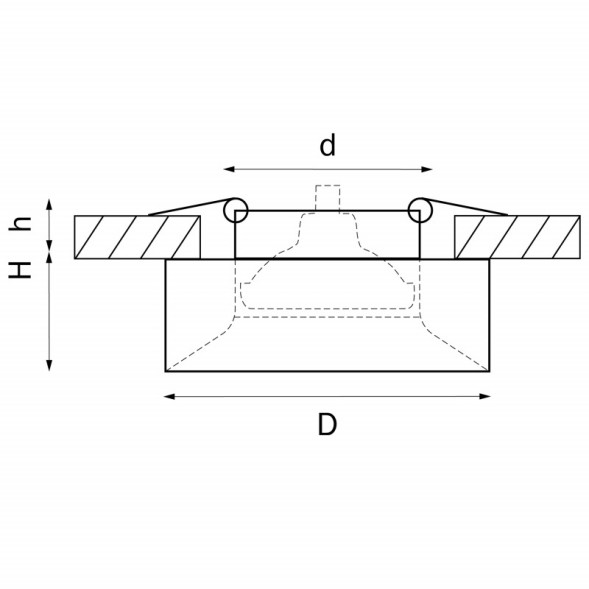 Встраиваемый точечный светильник Lightstar LEVIGO L01002120