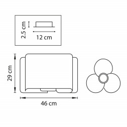 Потолочная люстра Lightstar PITTORE 811030