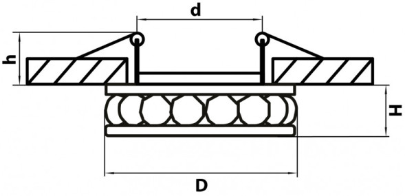 Встраиваемый точечный светильник Lightstar Monilo 031704