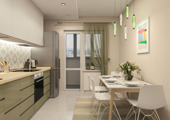 Подвесной светильник Maytoni Verticale MOD308PL-L9GN3K