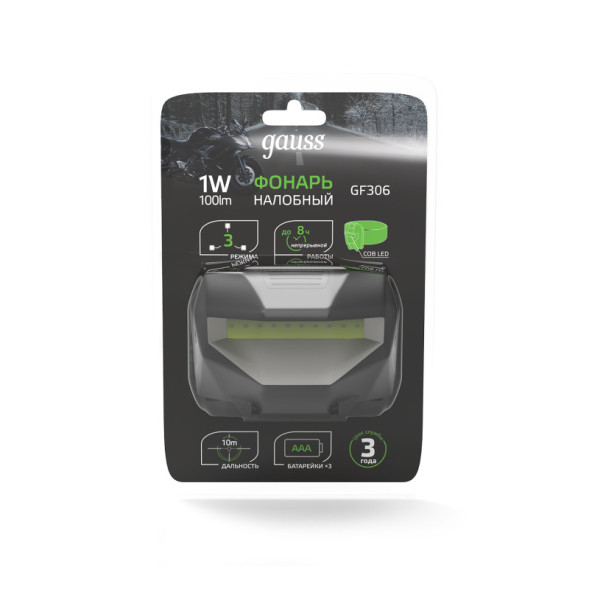 Фонарь Gauss GFL GF306