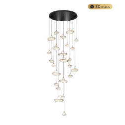 Каскадная люстра MODELUX MS.2326.25 BK