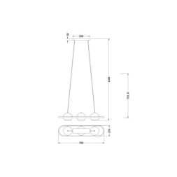 Подвесной светильник Vele Luce HELIX VL5153P03