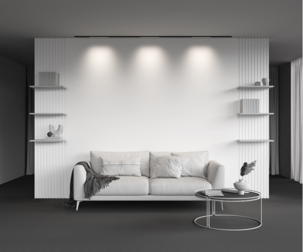 Магнитный трековый светильник Maytoni Technical BASIS TR190-1-5W4K-B