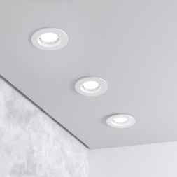 Встраиваемый точечный светильник Elektrostandard 25009/01 GU10 белый