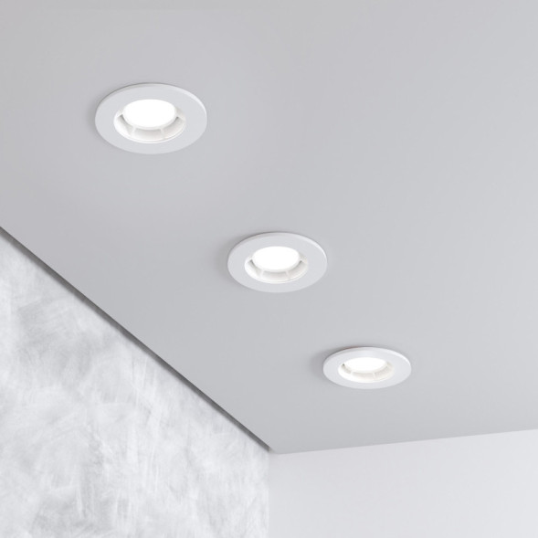 Встраиваемый точечный светильник Elektrostandard 25009/01 GU10 белый