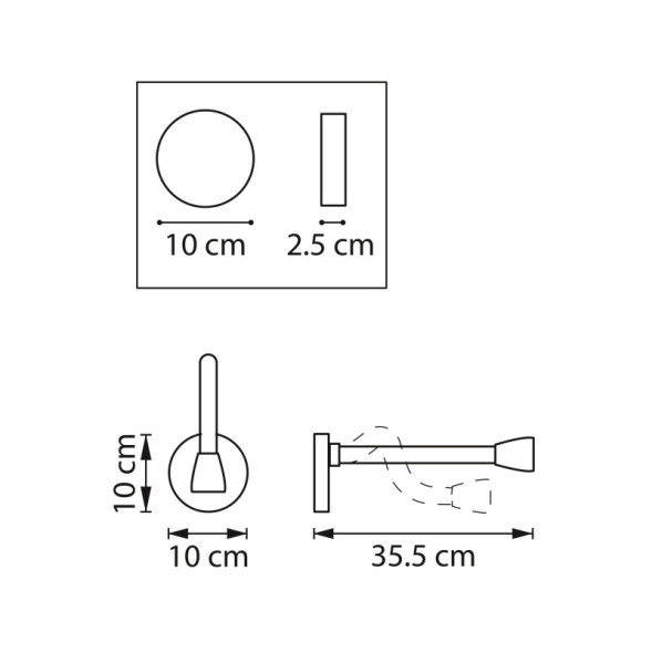 Спот 808631 Lightstar Muro III