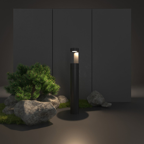 Садово-парковый светильник Elektrostandard 1640 TECHNO LED Nimbus Чёрный (35126/F)