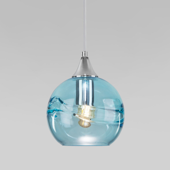Подвесной светильник Eurosvet LOTUS 50221/1 голубой