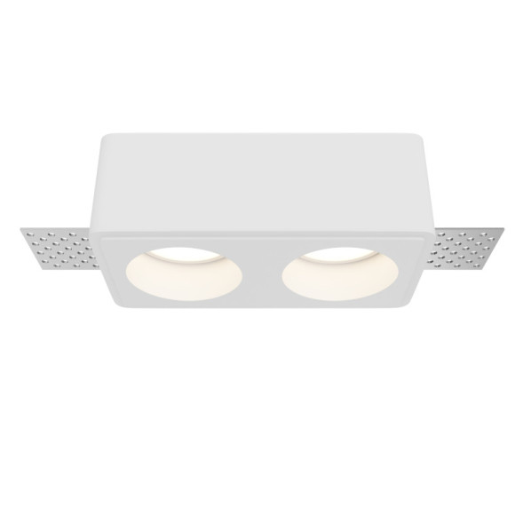 Точечный встраиваемый светильник Maytoni Technical DL123-GU10-02-W Gyps Modern
