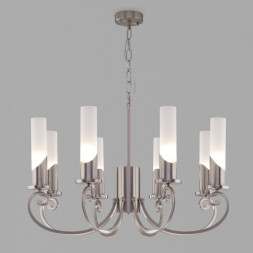 Подвесная люстра Eurosvet Banci 60117/8 никель