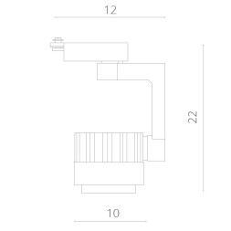 Светодиодный трековый светильник ARTE Lamp VIGILE A1630PL-1WH