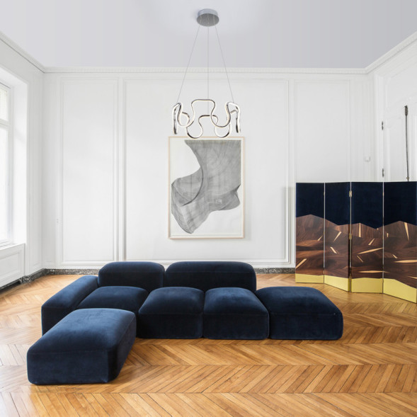 Подвесная люстра Eurosvet Sorge 90171/2 хром