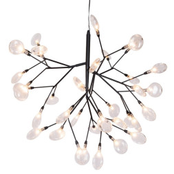 Подвесная люстра Crystal Lux Evita EVITA SP36 BLACK/TRANSPARENT