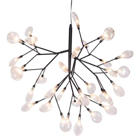 Подвесная люстра Crystal Lux Evita EVITA SP36 BLACK/TRANSPARENT