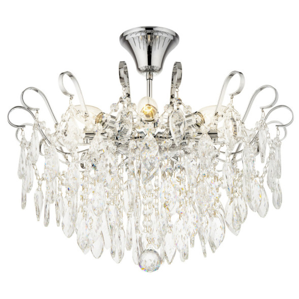 Люстра на штанге Escada Wisteria 664/8P (Chrome)