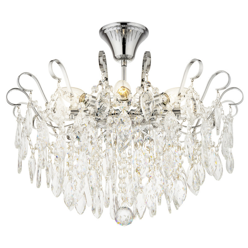 Люстра на штанге Escada Wisteria 664/8P (Chrome)