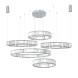 Каскадная люстра LOFT IT Crystal ring 10135/5 Chrome