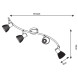 Спот ARTE Lamp PARRY A5062PL-4SS