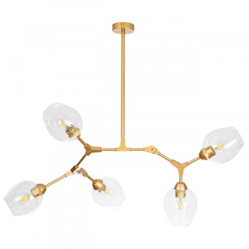 Люстра на штанге ARTE Lamp YUKA A4103SP-5GO