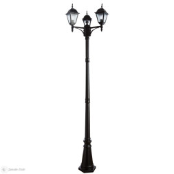 Садово-парковый светильник ARTE Lamp BREMEN A1017PA-3BK
