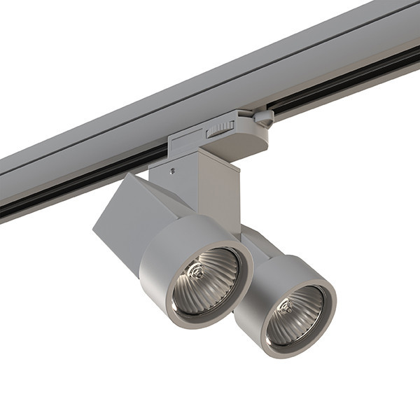 Трековый светильник Lightstar Track 3 gray A3T051030