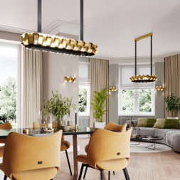 Подвесная люстра Odeon Light ASTURO 4993/90LA