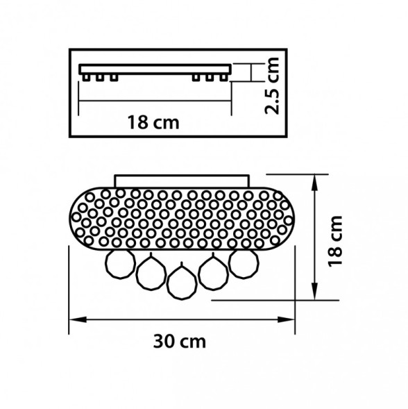Потолочная люстра Lightstar Monile 704034