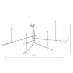 Люстра на штанге Nowodvorski PILE 9127