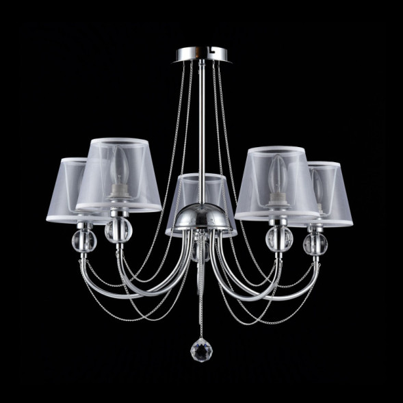 Люстра на штанге Freya BEVERLY FR5661-PL-05-CH