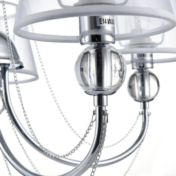 Люстра на штанге Freya BEVERLY FR5661-PL-05-CH